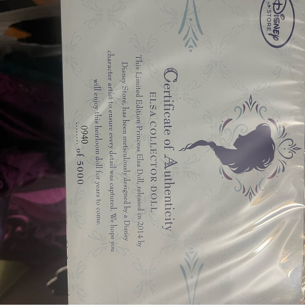 Disney Elsa Limited Edition Doll - - Picture 12 of 12